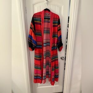 Conditions Apply ~ Anthropogie Striped Long Kimono OS